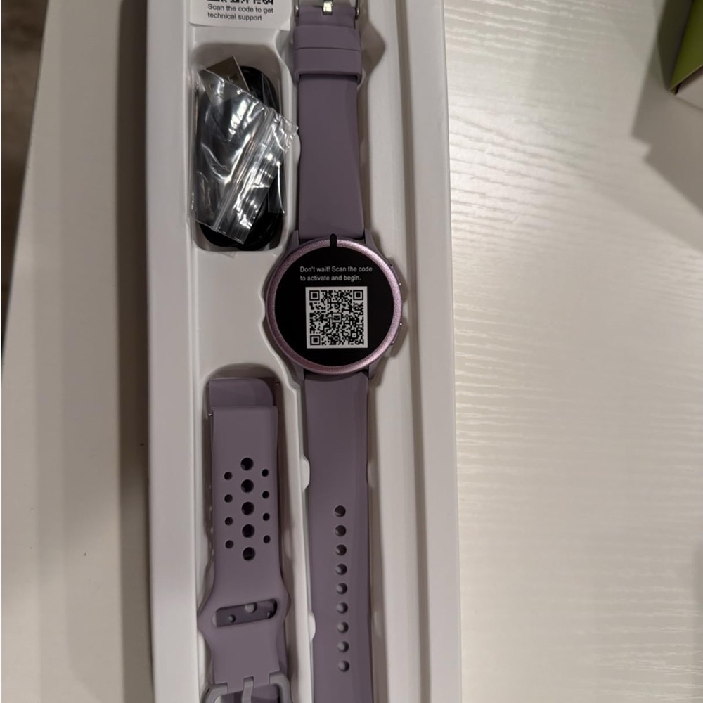 Smart Wearable Lavender Watch